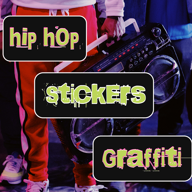 De drie-eenheid: Hoe Hip Hop, Graffiti en Stickers de straat veroverden